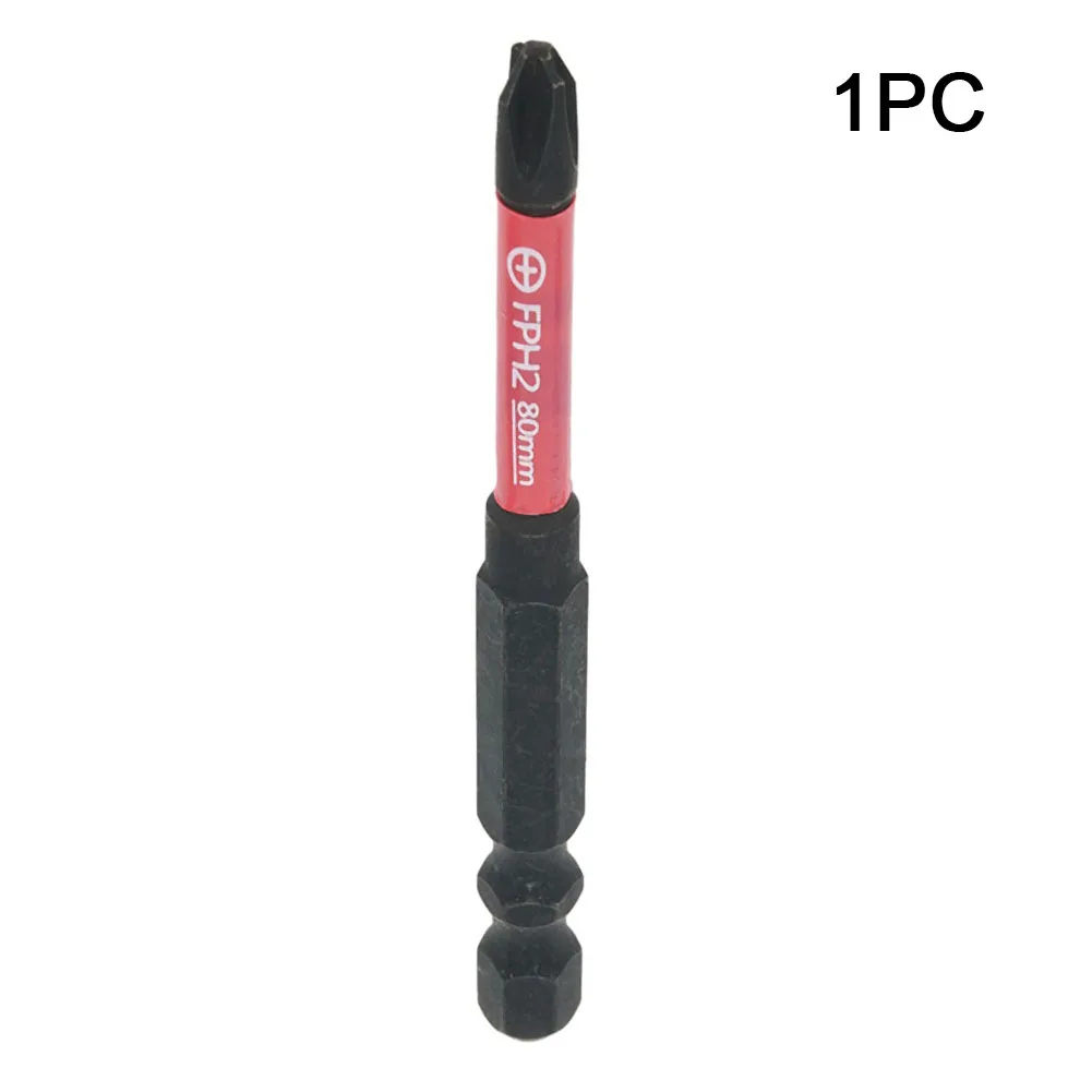 

1/3 Pcs Magnetic Screwdriver Bit FPH2 80mm Slotted Cross Head For Electrician Special Switch Socket Repairing Hand Manual Tools