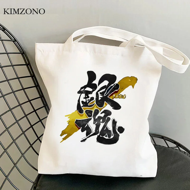 

Gintama shopping bag bolso shopping recycle bag jute bag tote shopper bag sacola tote shoping sac tissu