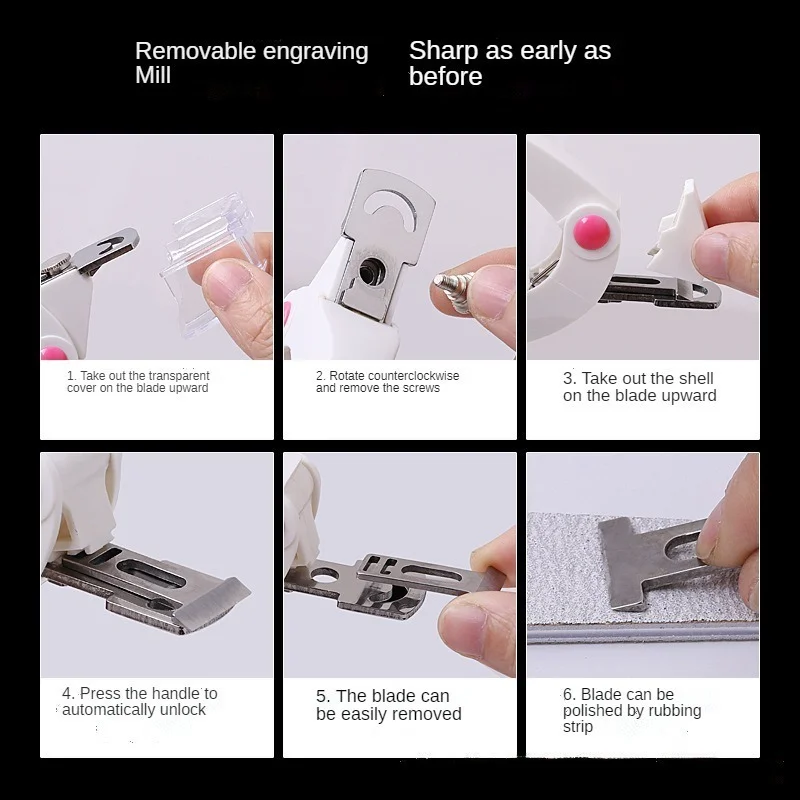 Тройная резка акриловых наконечников мерный циферблат (6 вариантов размера)