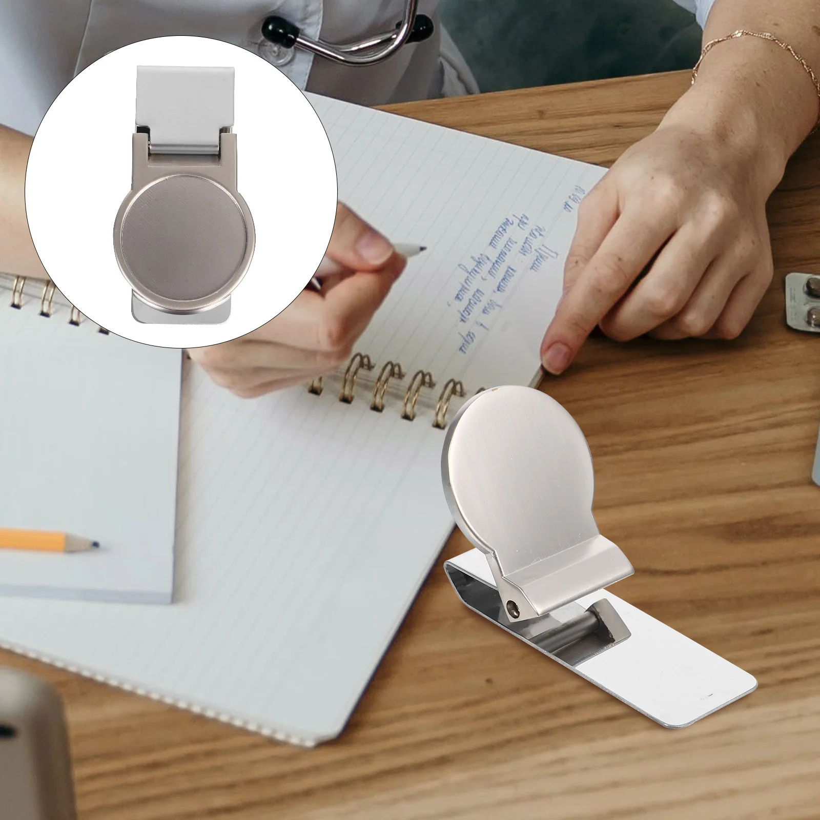 Гаджеты Зажим для денег из нержавеющей стали Предложение большого бумаги