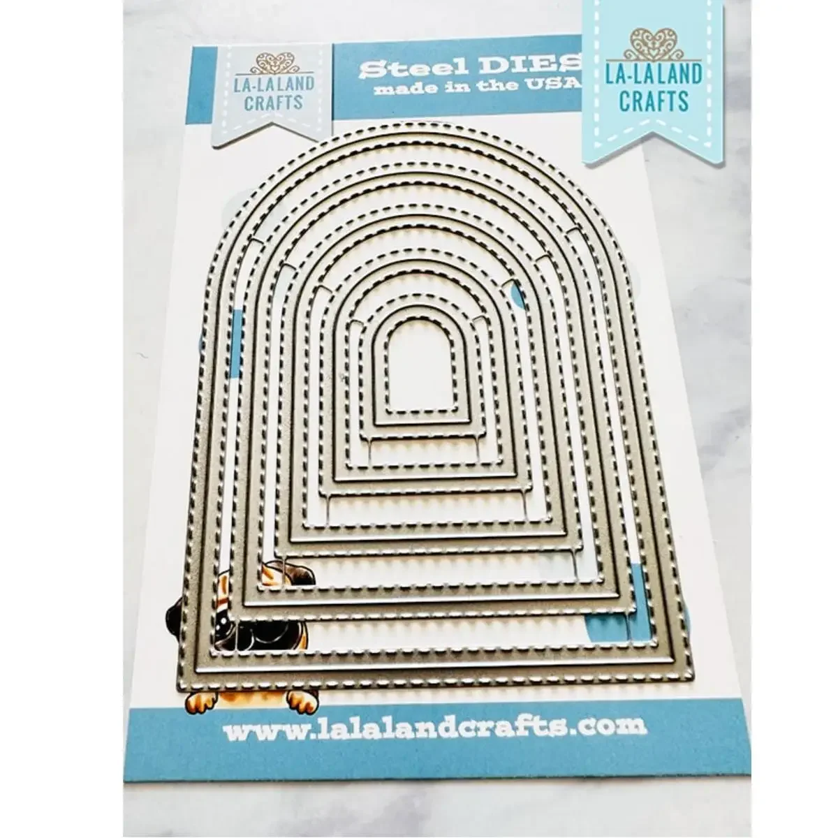 

Double Stitched Arches Metal Cutting Dies Sets For Greeting Card Making Scrapbooking Craft Paper Decoration New Arrival 2024