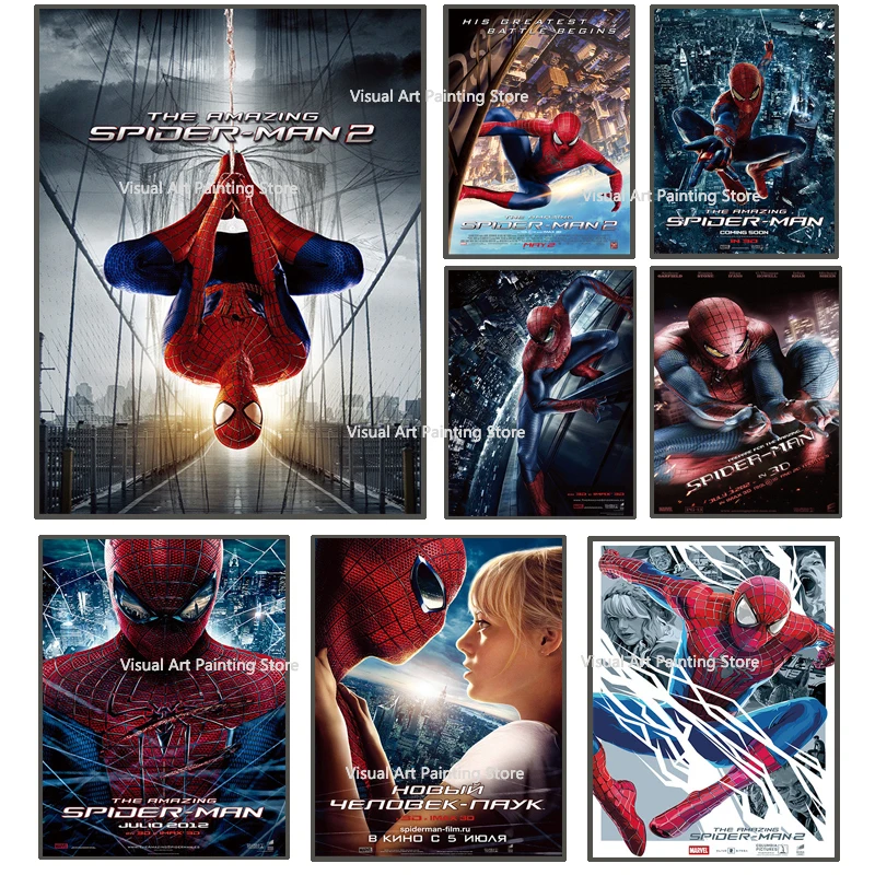 

Marvel SpiderMan Moive Canvas Painting and Prints Posters Wall Art Home Decoration Pictures for Living Room Bedroom Kids Room