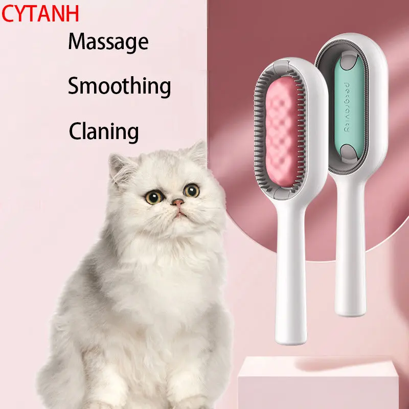 

Pet Dog Hair Remover Cat Brush Grooming And Care Comb for Matted Curly Long Short Hair Dog Cleaning Beauty Pets Dogs Accessories