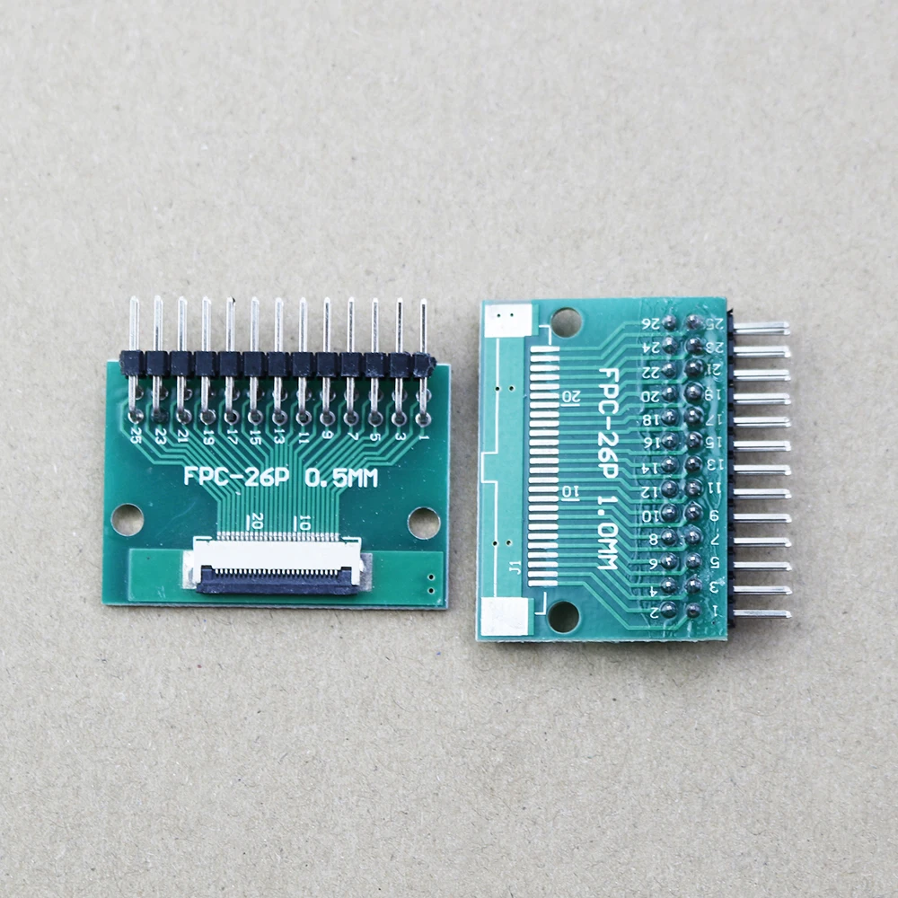 1 шт. FPC FFC плата адаптера 0 5 мм до 2 54 коннектор прямая игла и ИЗОГНУТЫЙ ШТИФТ 6 8 10 12 20
