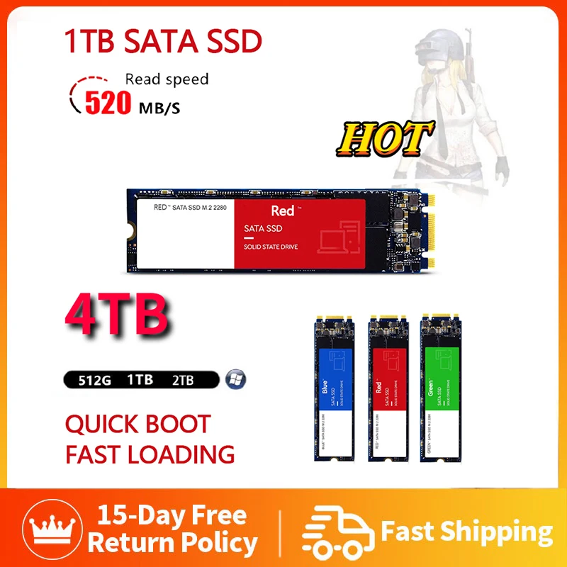 

2023 Internal Solid State Drive Hard Disk SSD 2.5 Inch Sata III 1TB 2TB 4TB SSD Drive Hard Disk For Laptop Microcomputer Desktop