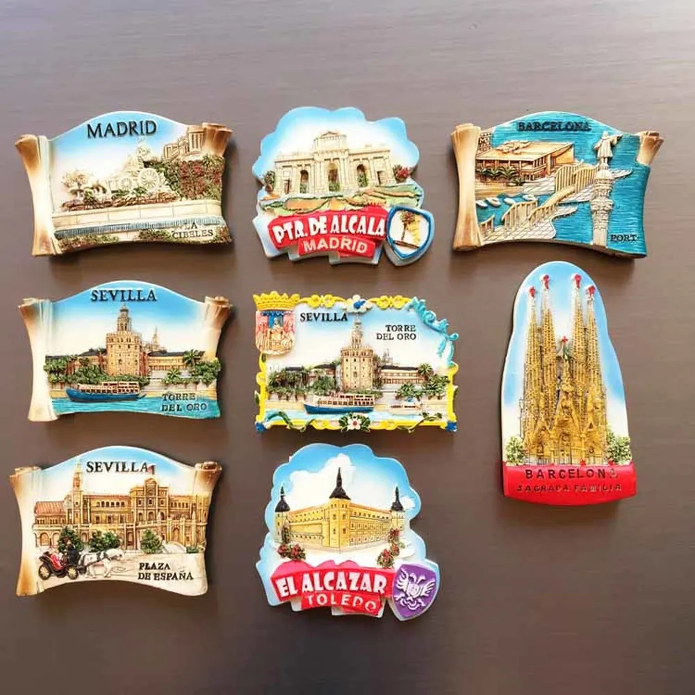 

Roma Vatican Florence San Gimignano Toscana Italy Fridge Magnet Travel Souvenirs Refrigerator Magnetic Stickers Home Decor