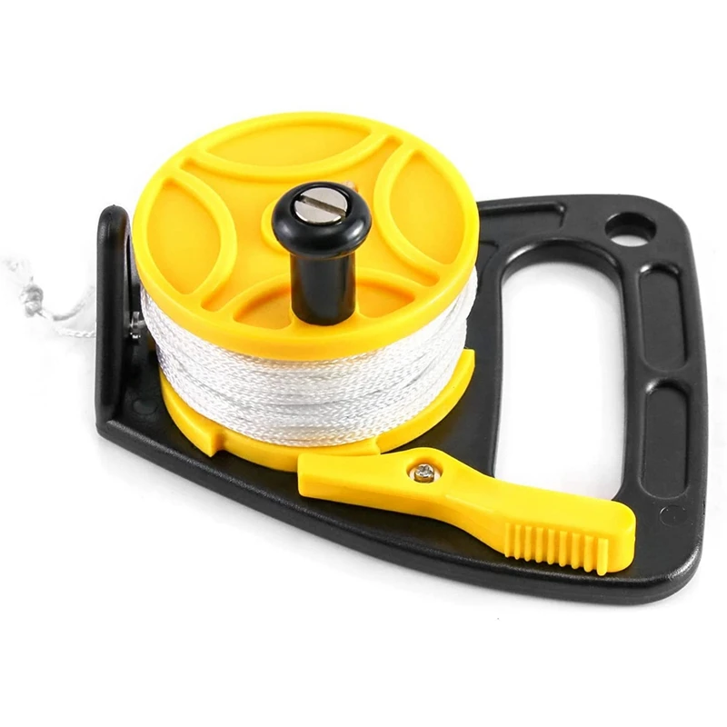 

New-Diving Reel With Thumb Stopper, 150 Ft Diving Line Reel , Fit Safety Underwater Diving Snorkeling