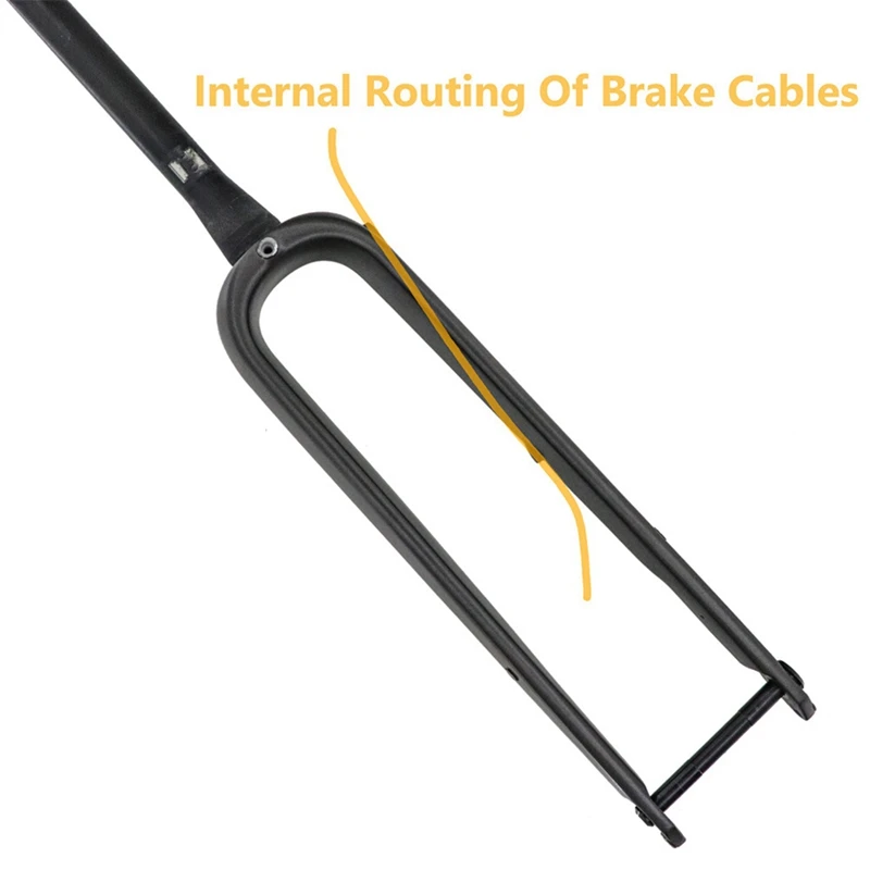 Передняя вилка для шоссейного велосипеда 700C цилиндрический дисковый тормоз из