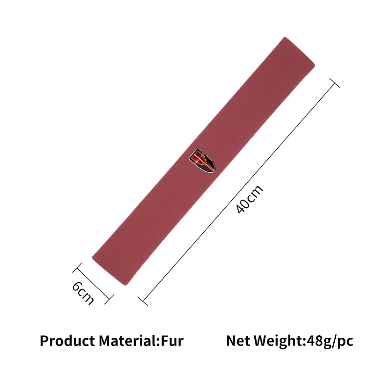 Удлиненный чехол на ремень безопасности из искусственной кожи 40 см защита ремня