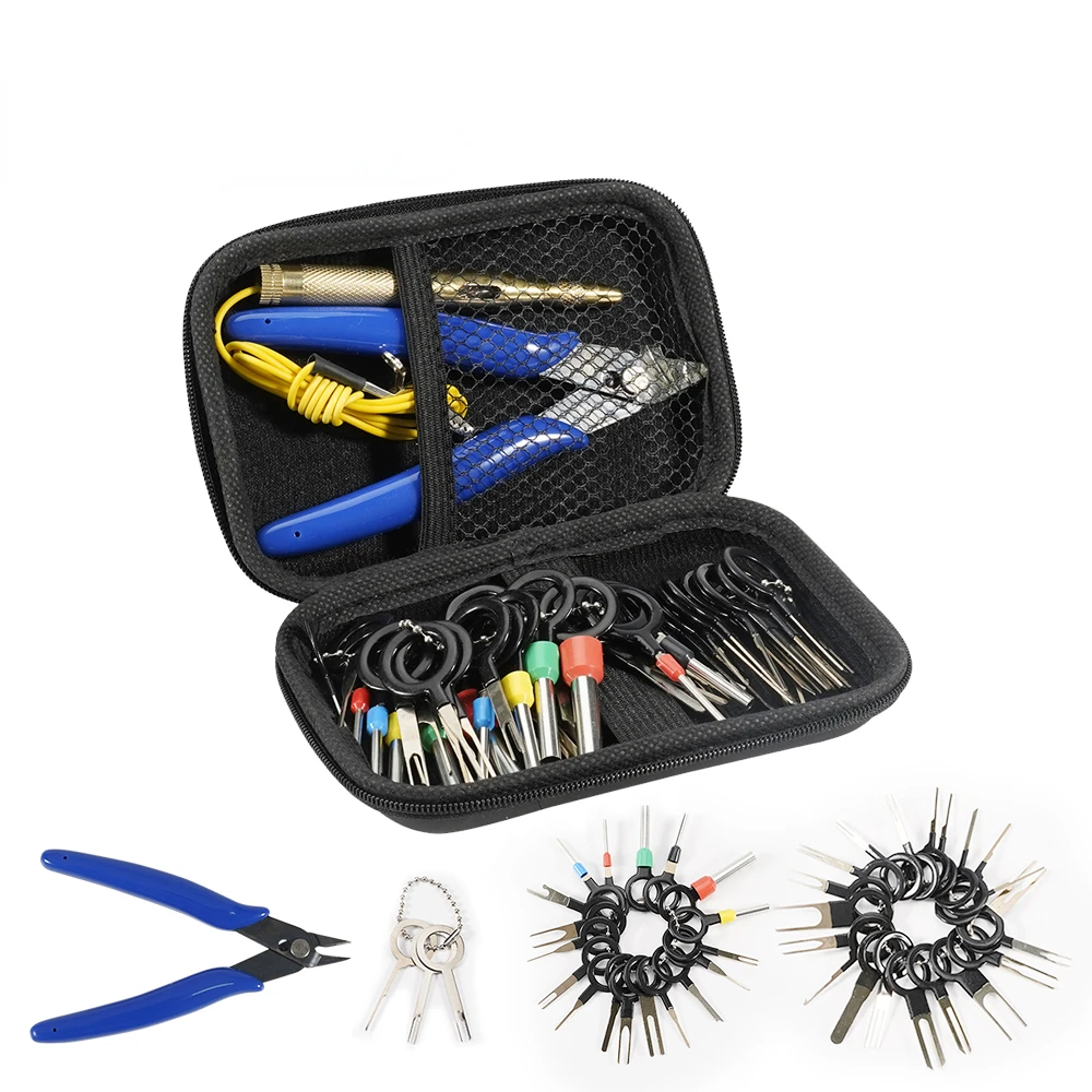 

Extractor Tools Set with Bag Pin Removal Kit for Car Electrical Wire Harness Crimp Connectors