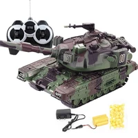 132 rc battle tank heavy large interactive remote control toy car with shoot bullets model electronic boy toys