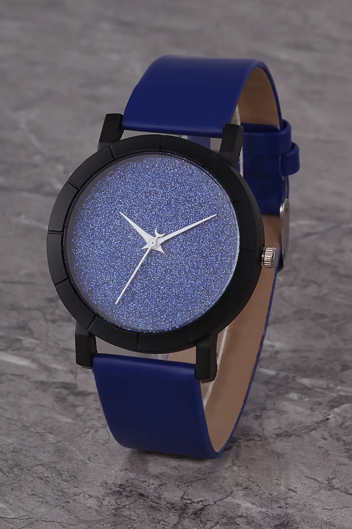

2022 Watches r women clock navy blue silvery stylish dial leather cord New Fashion Stylish Brand Top Quality wristband