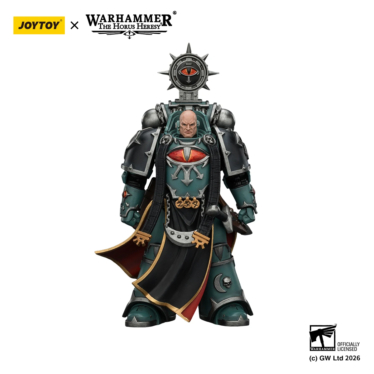 Фото В НАЛИЧИИ JOYTOY Warhammer 30K 1/18 Фигурка Sons of Horus Dark Emissary Consul&Vheren Ashurhaddon 2 шт. Аниме-модель №2