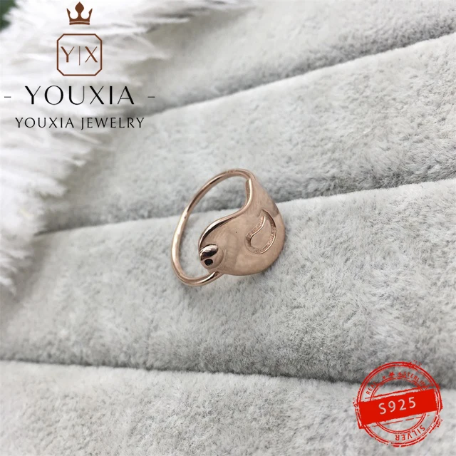 

1:1 Hot sale Western style customized Simple Luxury Design Holiday Gift Couple Ring Beautiful Matching Jewelry Valentine's Day