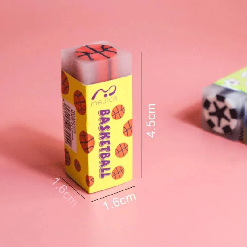 3 шт. Lytwtw's милый кавайный креативный спортивный ластик в виде шара школьные