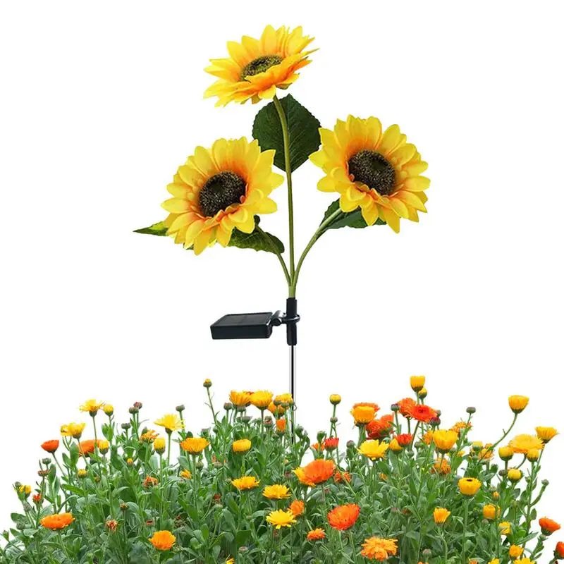 

Уличные Водонепроницаемые светодиодные лампы в форме подсолнечника, декоративные лампы для внутреннего двора, IP 65