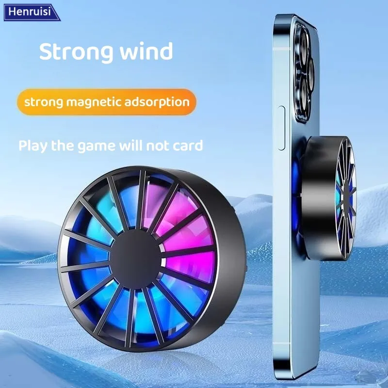 

Mobile Phone Cooler Cooling Fan Ventilador Para Hielera Magnetic Mobile Phone Air Cooler Low Noise Fast Heat Dissipation Fans
