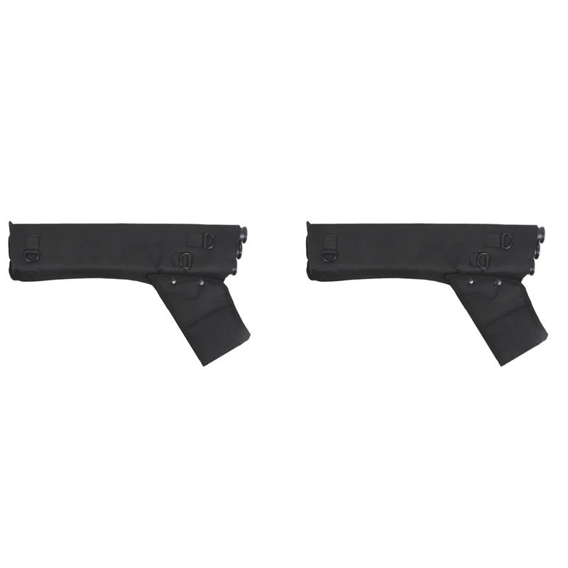 

2X Archery Quiver 3 Tubes Quiver Arrows Holder Portable Back For Archery