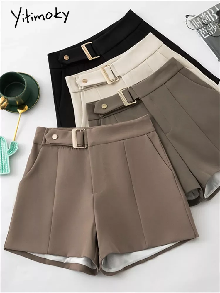 

NEW IN Elegant Suits Shorts for Women Summer 2023 New Korean Fashion High Waisted Y2k Shorts Office Ladies Chic Casual Shorts