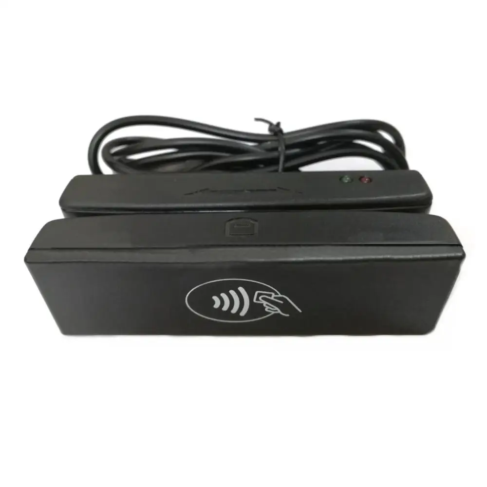 

ZCS100-RF Magnetic Stripe Reader 13.56MHz RFID USB Card Reader