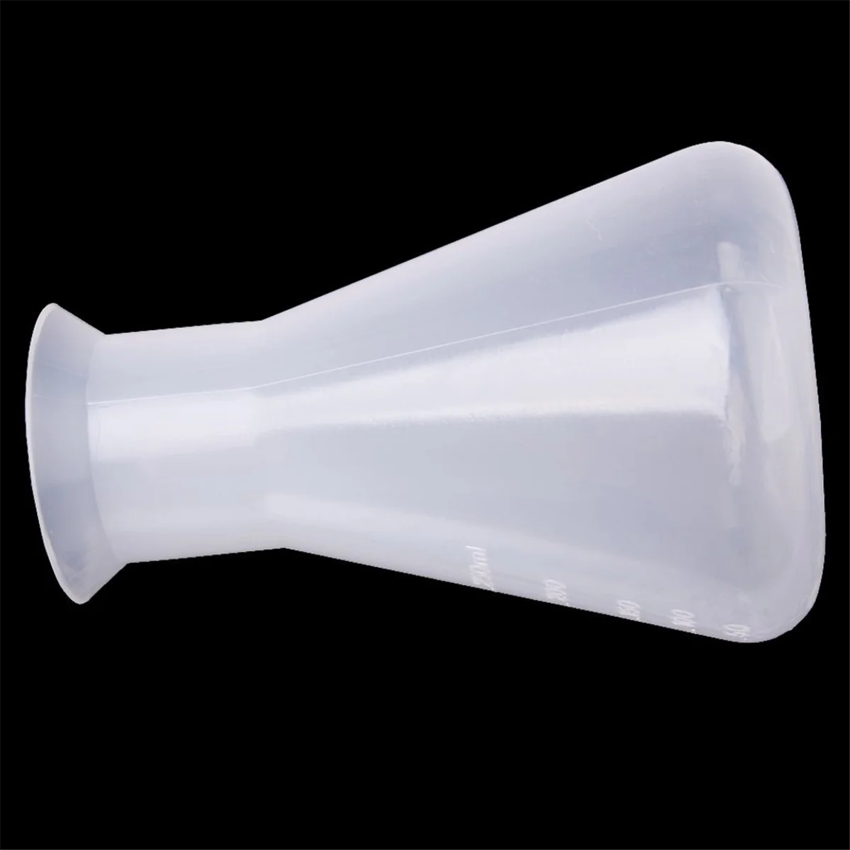 Пластиковые прозрачные лабораторные химические флаконы Erlenmeyer емкость-250 мл