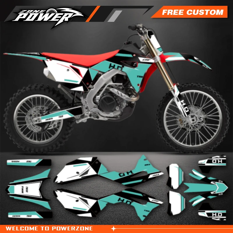 Наборы наклеек с графическими наклейками для мотоцикла Powerzone Honda CRF250RX 2018-2021 CRF450RX