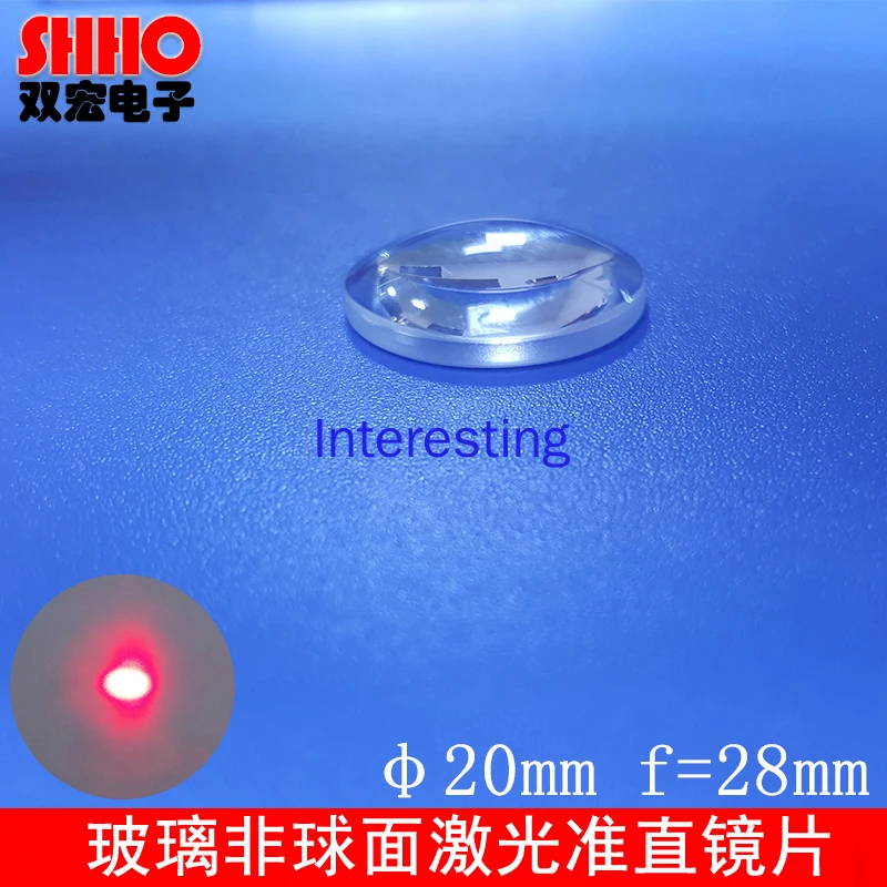 

Стеклянный асферический лазерный фокусирующий объектив 20 мм, литой объектив с фокусным расстоянием 28 и 38