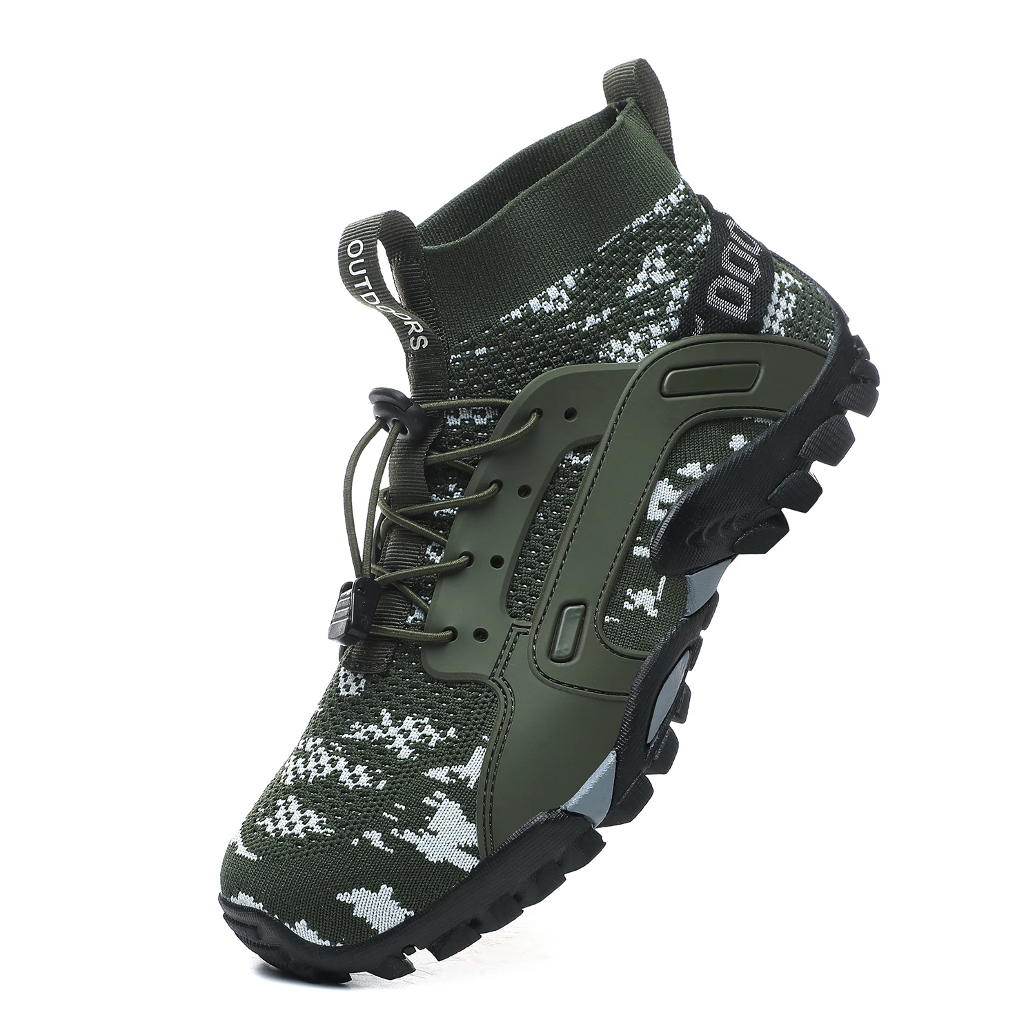 High-Top Barefoot Upstream Water Shoes Trekking Mountain Boots Anti-Skid Hiking Sneakers Outdoor Wear-Resistant