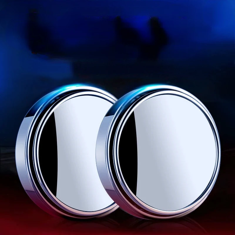 

Reversing mirror reflector blind spot mirror convex surface 360 ° no dead angle adjustable auxiliary mirror rain eyebrow