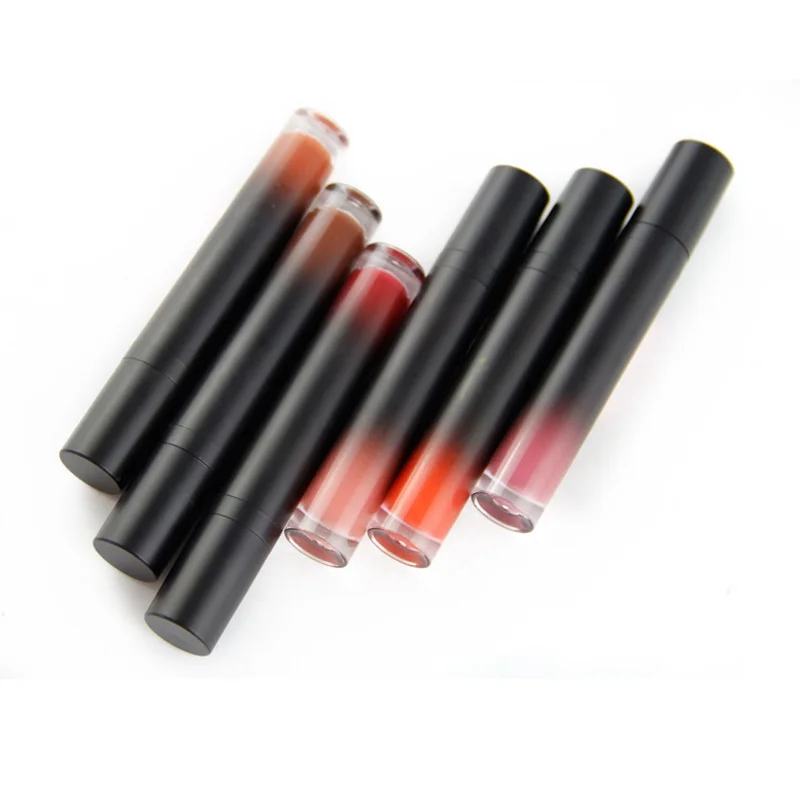

12-color liquid lipstick gradient tubular lip glaze vegan custom lipstick wholesale Korean lipstick matte lipstick Dmg90