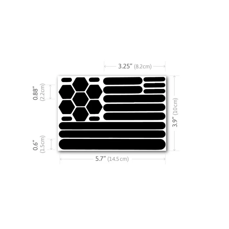 Светоотражающие черные наклейки на шлем водонепроницаемая лента для ночного