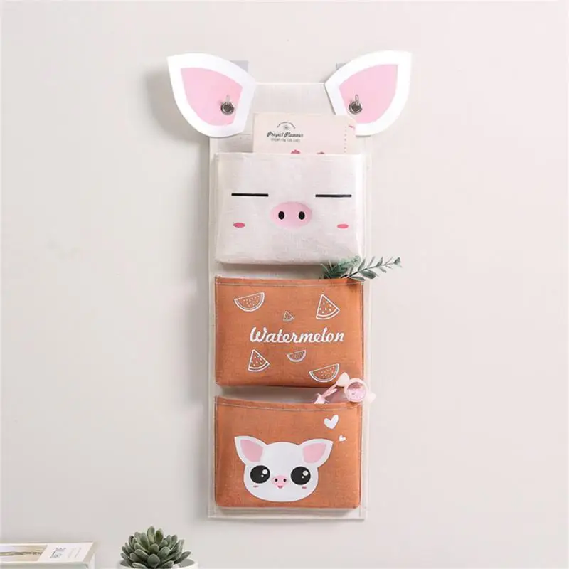 

Hanging Cosmetics Storage Bag Eco-friendly And Practical Home Hanging Bag Washable Wall-mounted Wardrobe Collectible Appliances