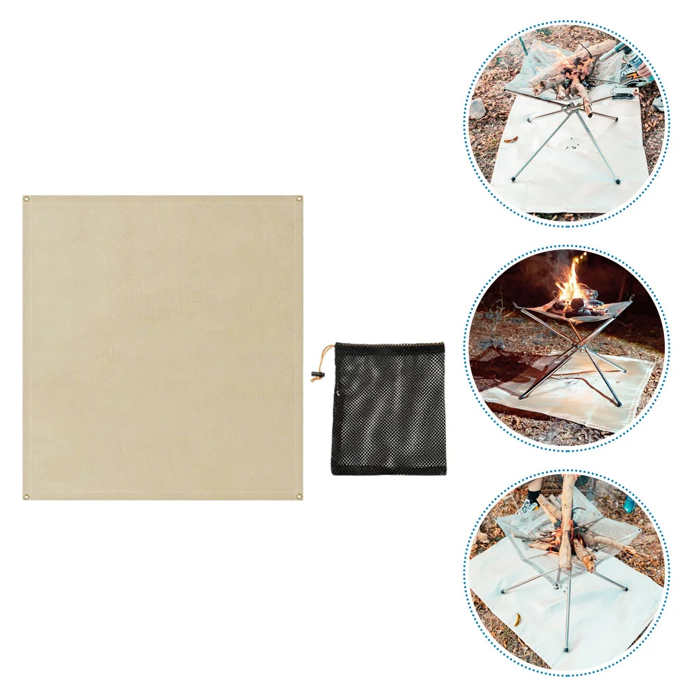 

Blanket Fire Fireproof Camping Resistant Mat Outdoor Fiberglass Welding Insulation Thermal Curtain Blankets Campfire Grill