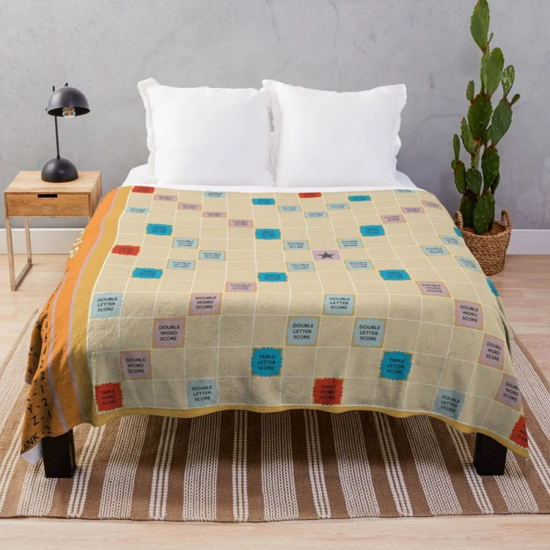 

Scrabble Throw Blanket