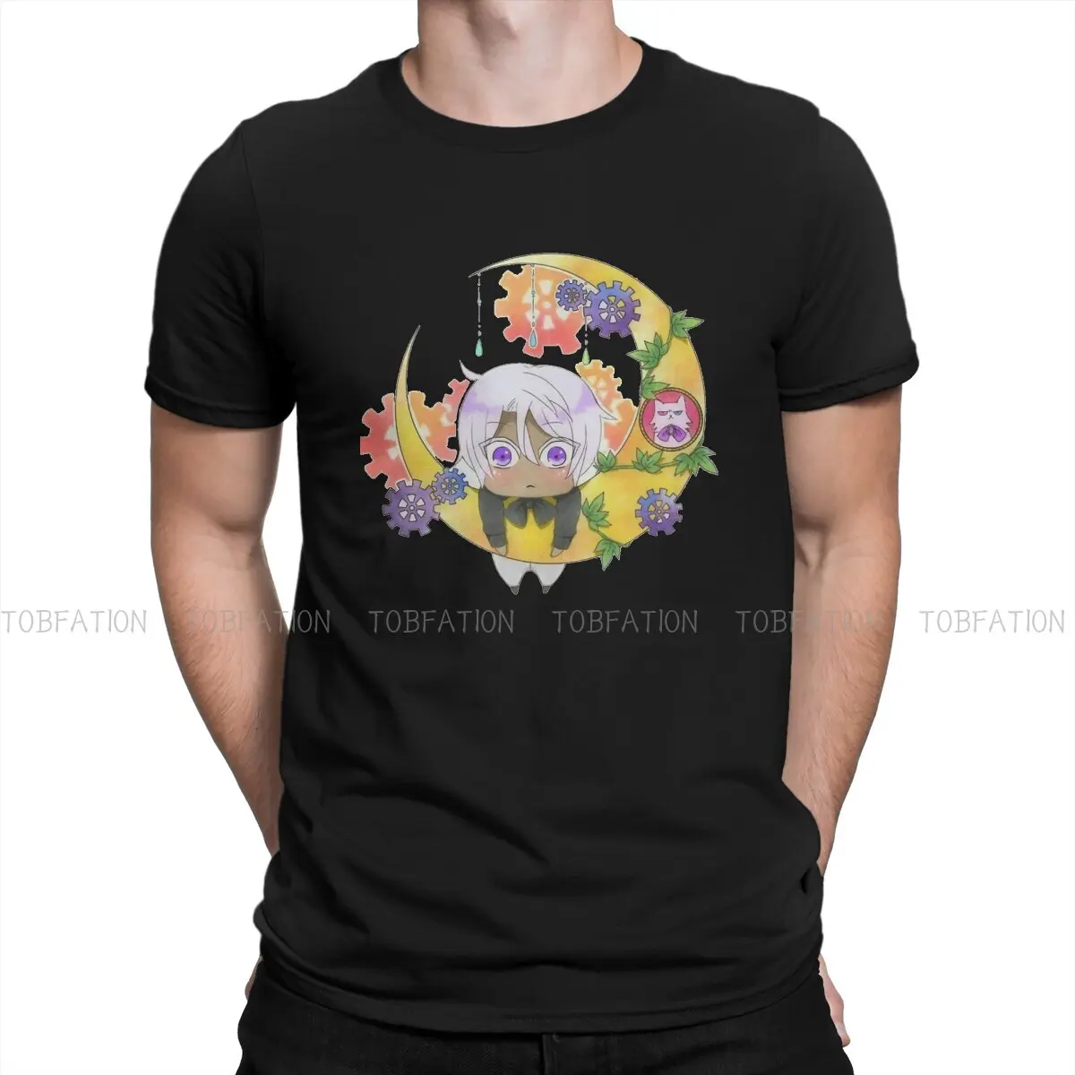

The Case Study of Vanitas Crewneck TShirts Chibi Print Men's T Shirt New Trend Tops 6XL