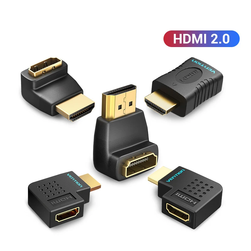 

HDMI Adapter 90 270 Degree Right Angle Male to Female Converter 4K HD Connector for HDTV PS4 Lptop TV Box HDMI Extender