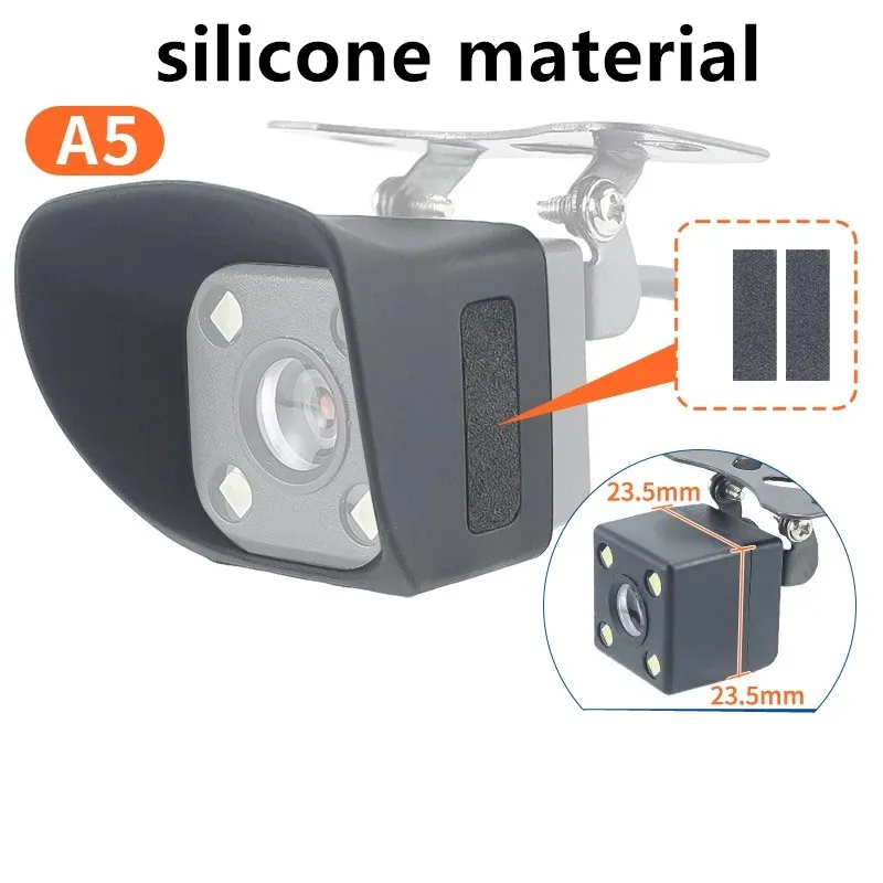 

Универсальная 3D автомобильная камера заднего вида, водонепроницаемый чехол, силиконовая защита от дождя, защита бампера, Auile, аксессуары