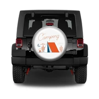 spare tire covercamping rv trailer jeep tire cover personalized custom car decoration without camera hole