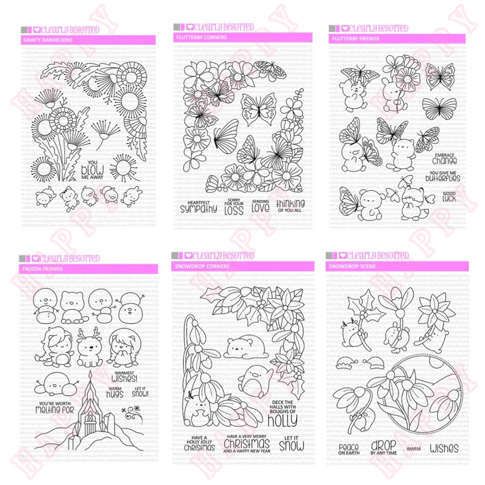 

New Metal Cutting Dies And Stamps Dandelion Small Animal Snowflake Template Diy Scrapbook Album Decoration Embossing Craft Mould