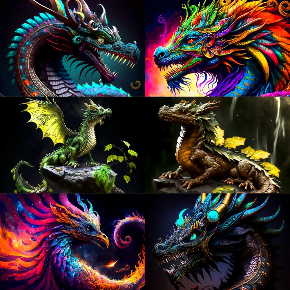 

5D Животное Искусство алмазная живопись металлик динозавр полная искусственная мозаика вышивка крестиком набор для домашнего декора алмазная работа