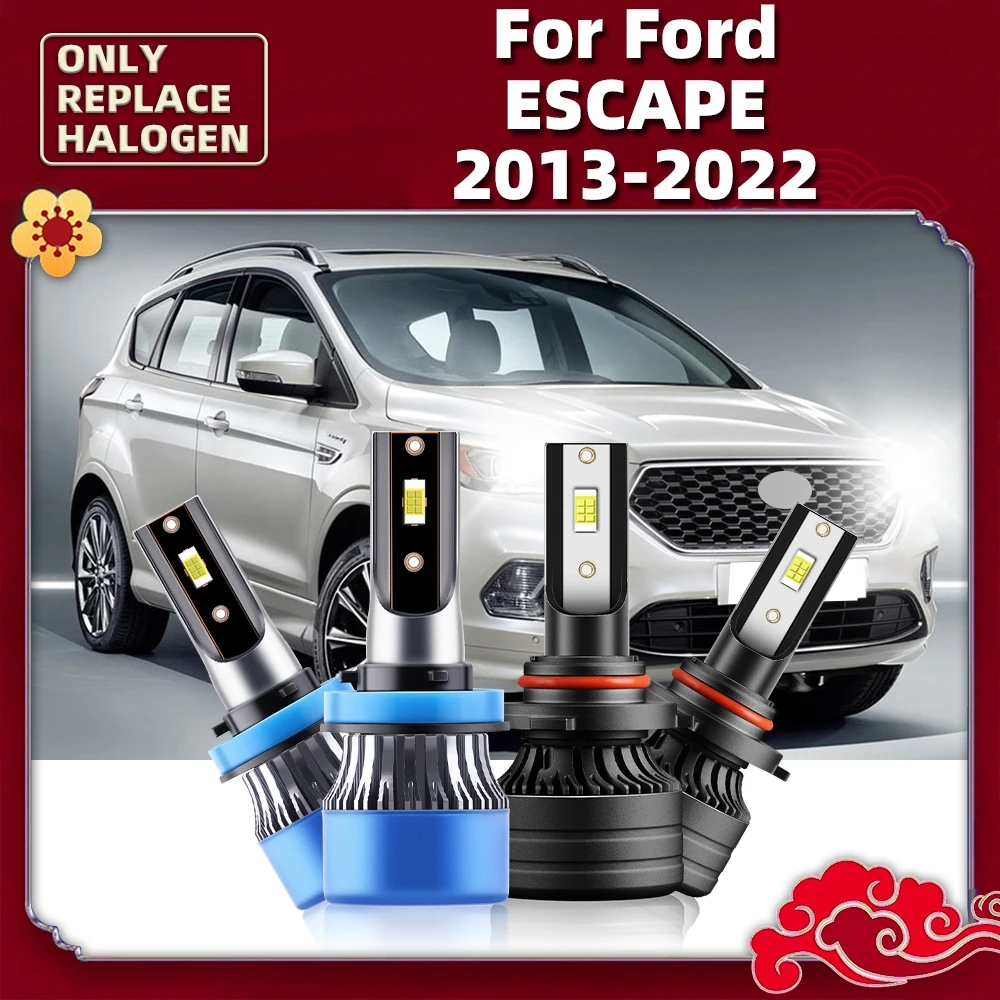 Лампы головного света для Ford Escape 2013 2014 2016 2017 2018 2019 2020 2021 2022 Luces 12 В