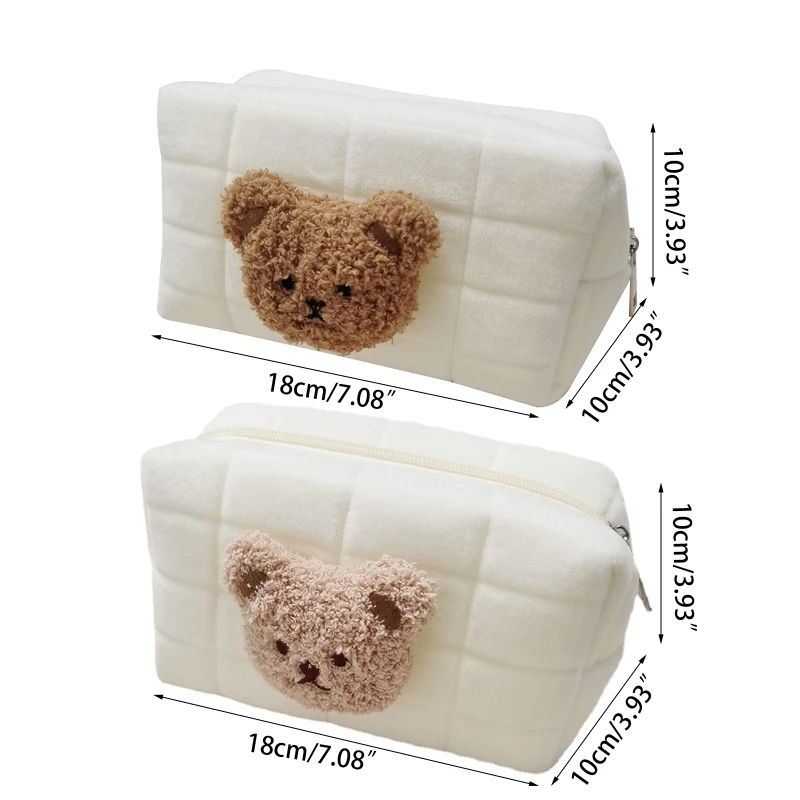 

Cartoon Bear Baby Organizer Women Portable Travel Cosmetic Makeup Bag Toiletry Case Coin Purse Storage Pouch