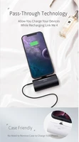 iwalk small portable charger 4500mah ultra compact power bank compatible for iphone huawei xiaomi and ear pods wireless earbuds