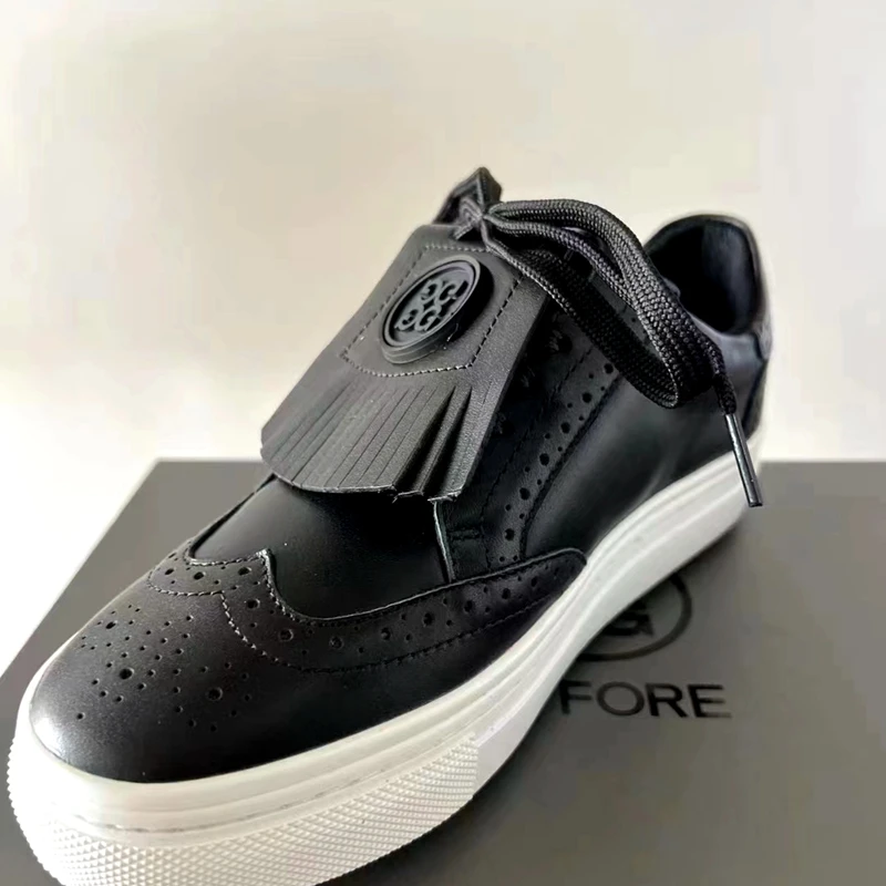 2022 Golf Shoes Women's Leather Anti-Skid Breathable Korean Original Quality Comfortable Fashion Casual Flat Shoes Women's Shoes