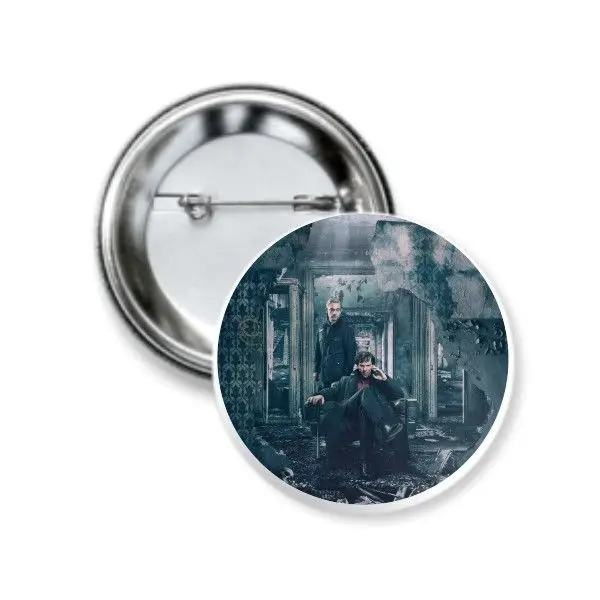 Значок закатный Шерлок Sherlock №7 |