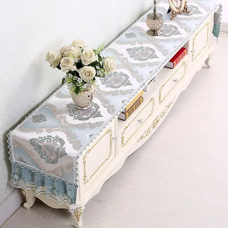 European-Sle TV Cabinet Cover Tablecloth Towel Mat Table Fabric Dust Shoe Cabi...