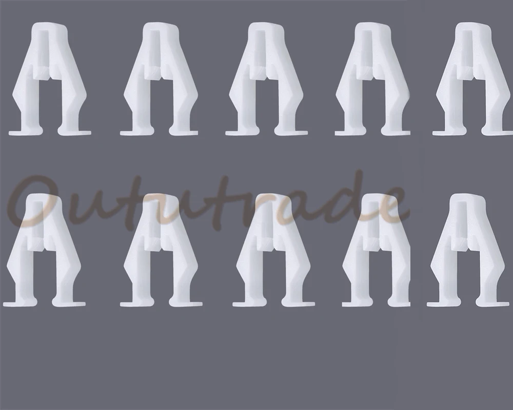 

10 шт., пластиковые крепежные зажимы 90666-SDA-A01 для Honda