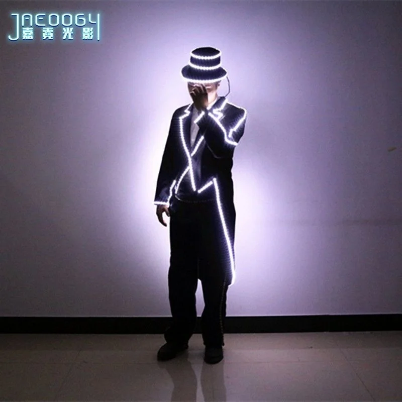 Светодиодная флуоресцентная одежда для ночного клуба