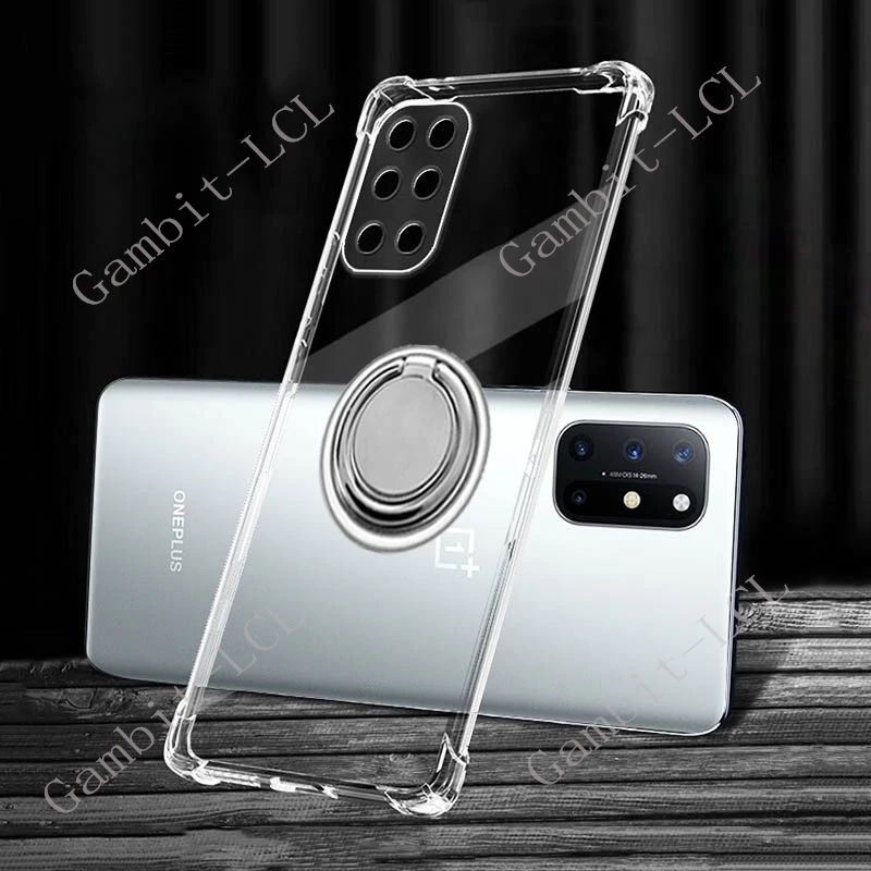 Фото Для OnePlus 8T 9R OnePlus9R 1+9R KB2000 KB2001 KB2003 KB2005: Чехол-накладка с кольцом-держателем из мягкого ТПУ для смартфона №3