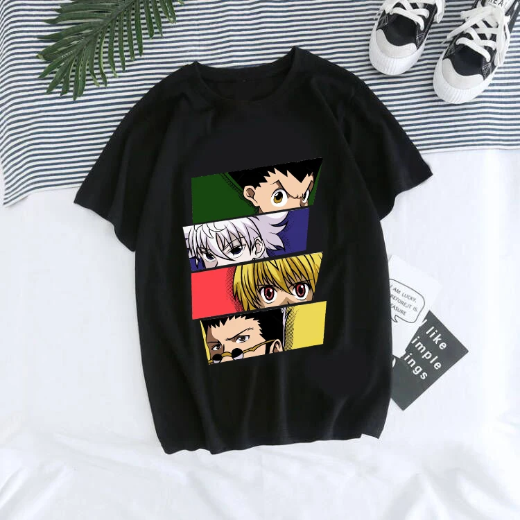 Футболка унисекс Hunter X Killua Zoldyck женская футболка с милым аниме Hisoka Harajuku Kurapika